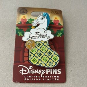 2023 Disney Parks Happy Holidays Saratoga Springs Resort Pin Pegasus Hercules